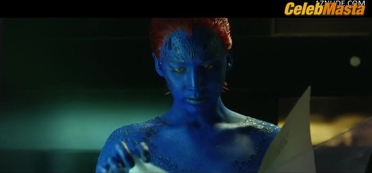 Jennifer Lawrence Sexy Scene From X-men Days Of Future Past - Photo 1 of 5 photo 2
