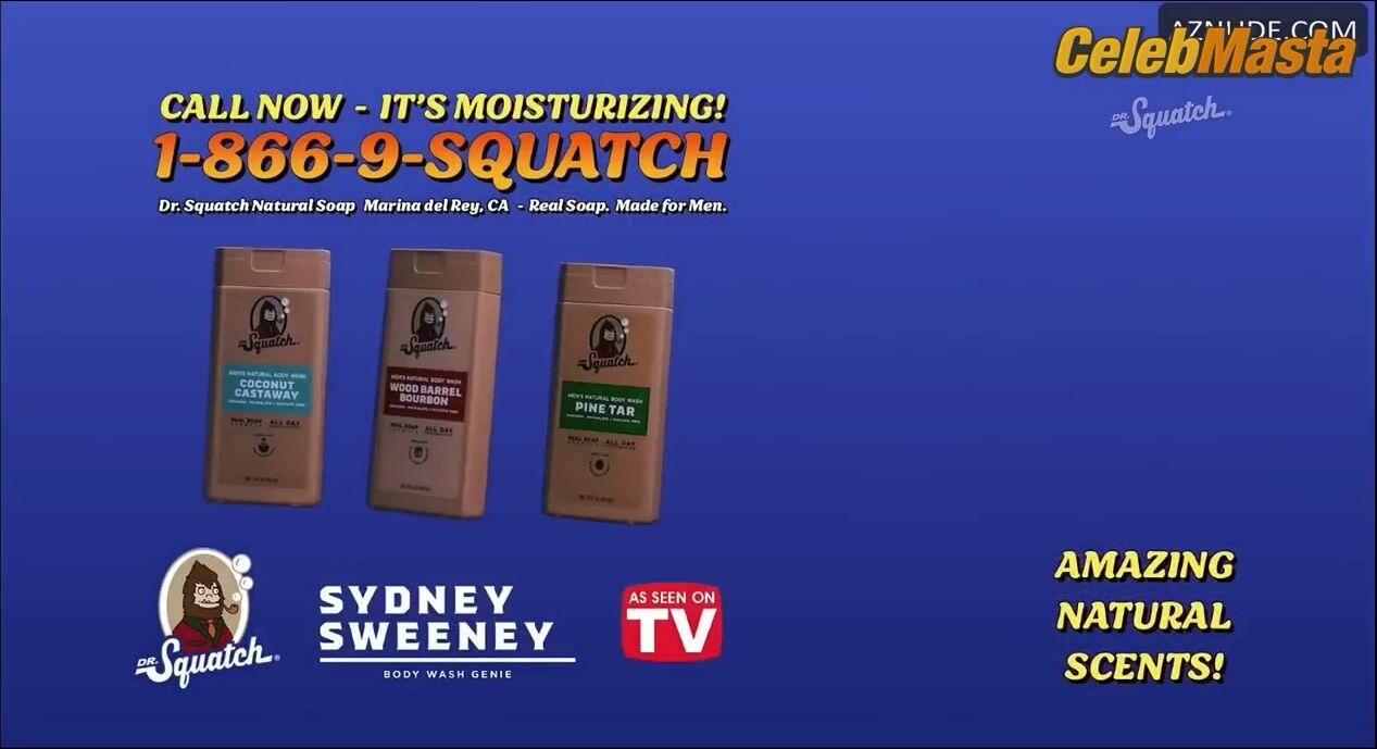 Sydney Sweeney ’s Sexy Scene From Dr. Squatch Advert - Photo 3 of 5