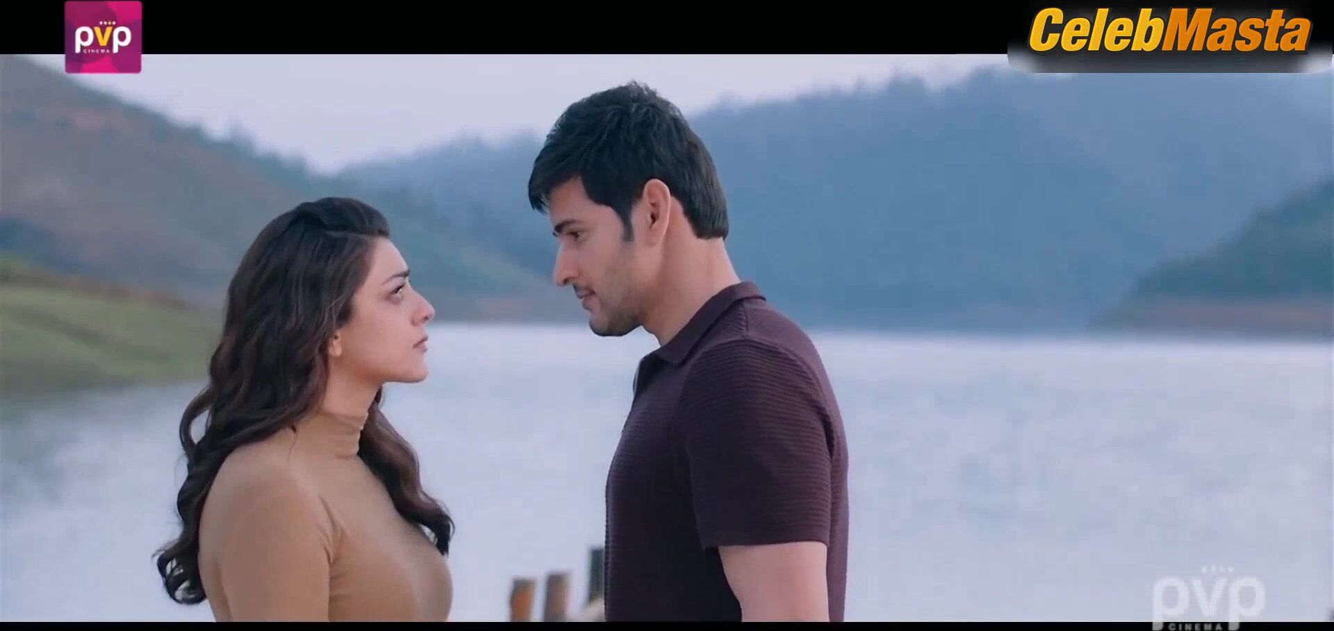 Kajal Agarwal Tits Scene From Brahmotsavam - Photo 1 of 5