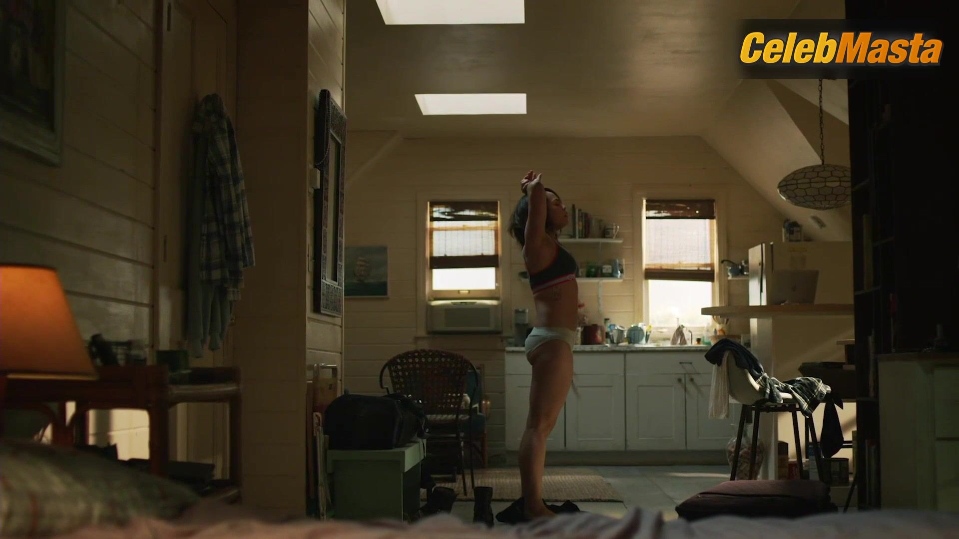 Monica Raymund Flaunts Underwear In Hightown Scene - Photo 1 of 5