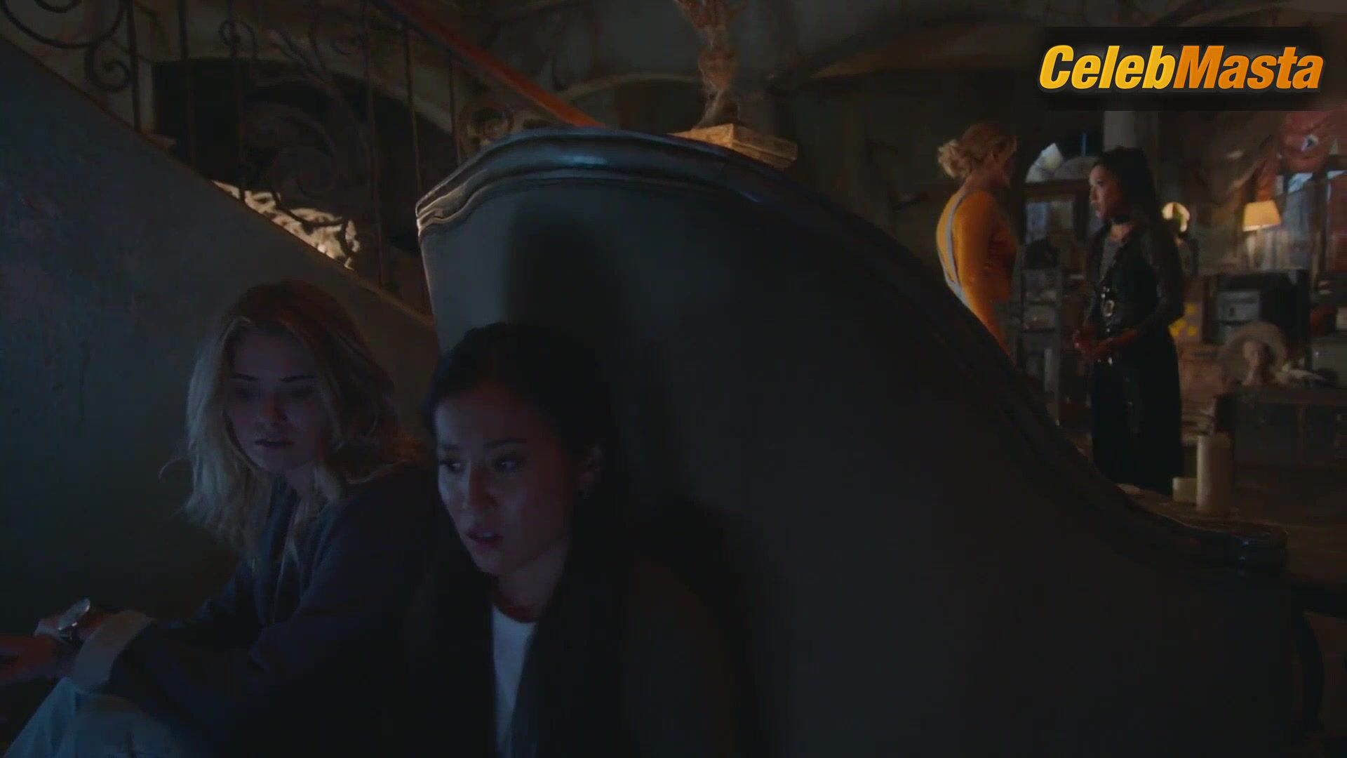 Lyrica Okano Virginia Gardner And Bare All In Lesbian - Photo 2 of 5