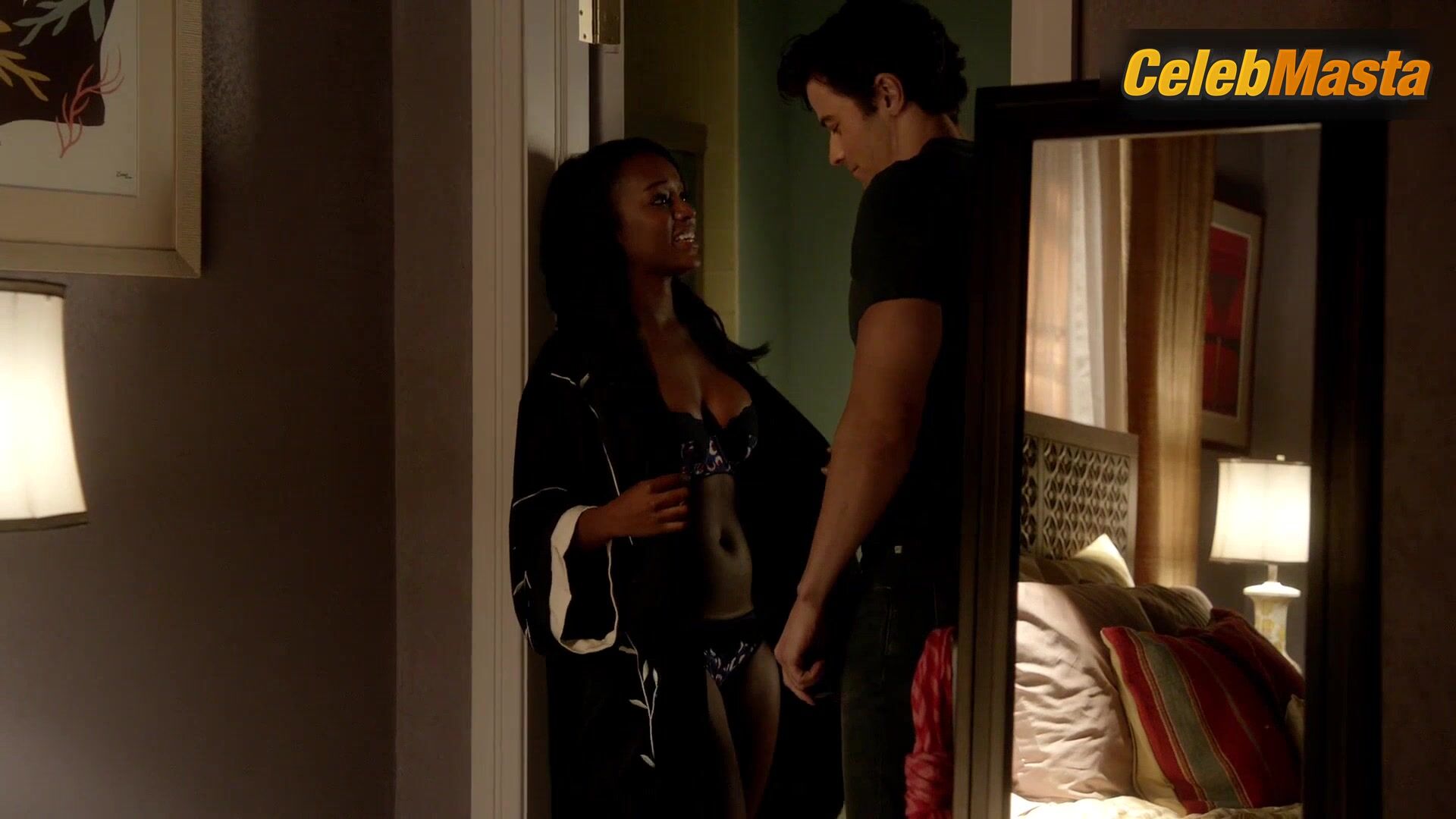 Aja Naomi King ’s Underwear Scene In How To Get Away - Photo 2 of 5