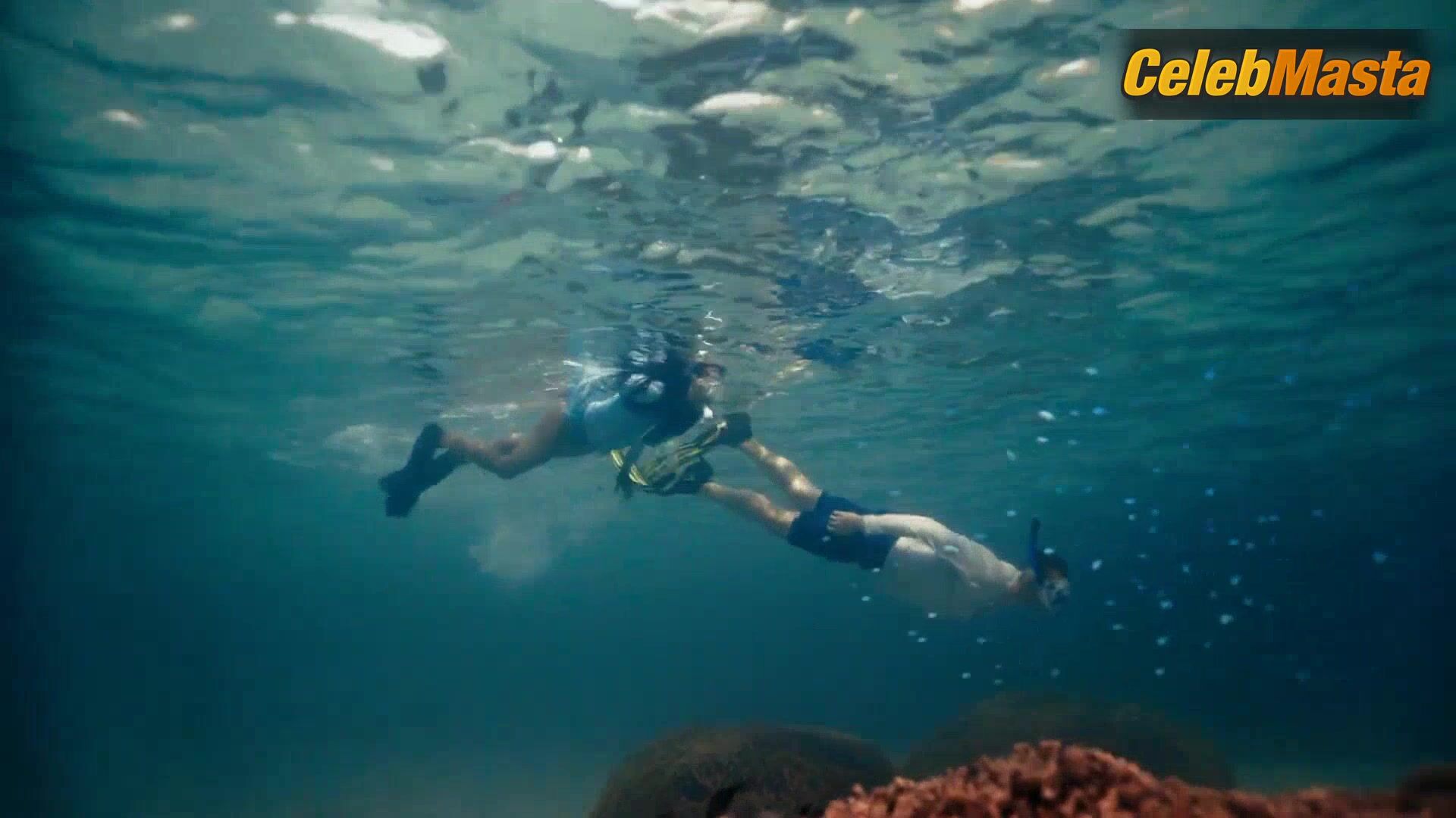 Kat Graham Swimsuit Scene From Operation Christmas Drop - Photo 1 of 5 photo 2