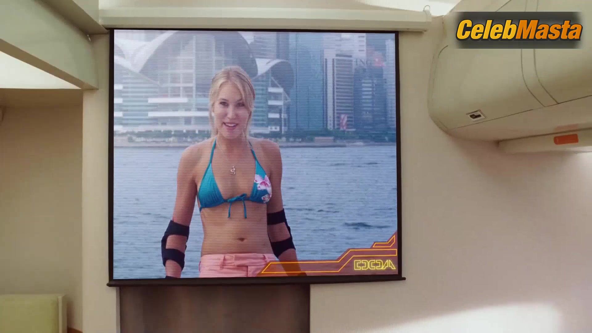 Sarah Carter ’s Tits, Swimsuit Scene In Doa - Photo 2 of 5 photo 1