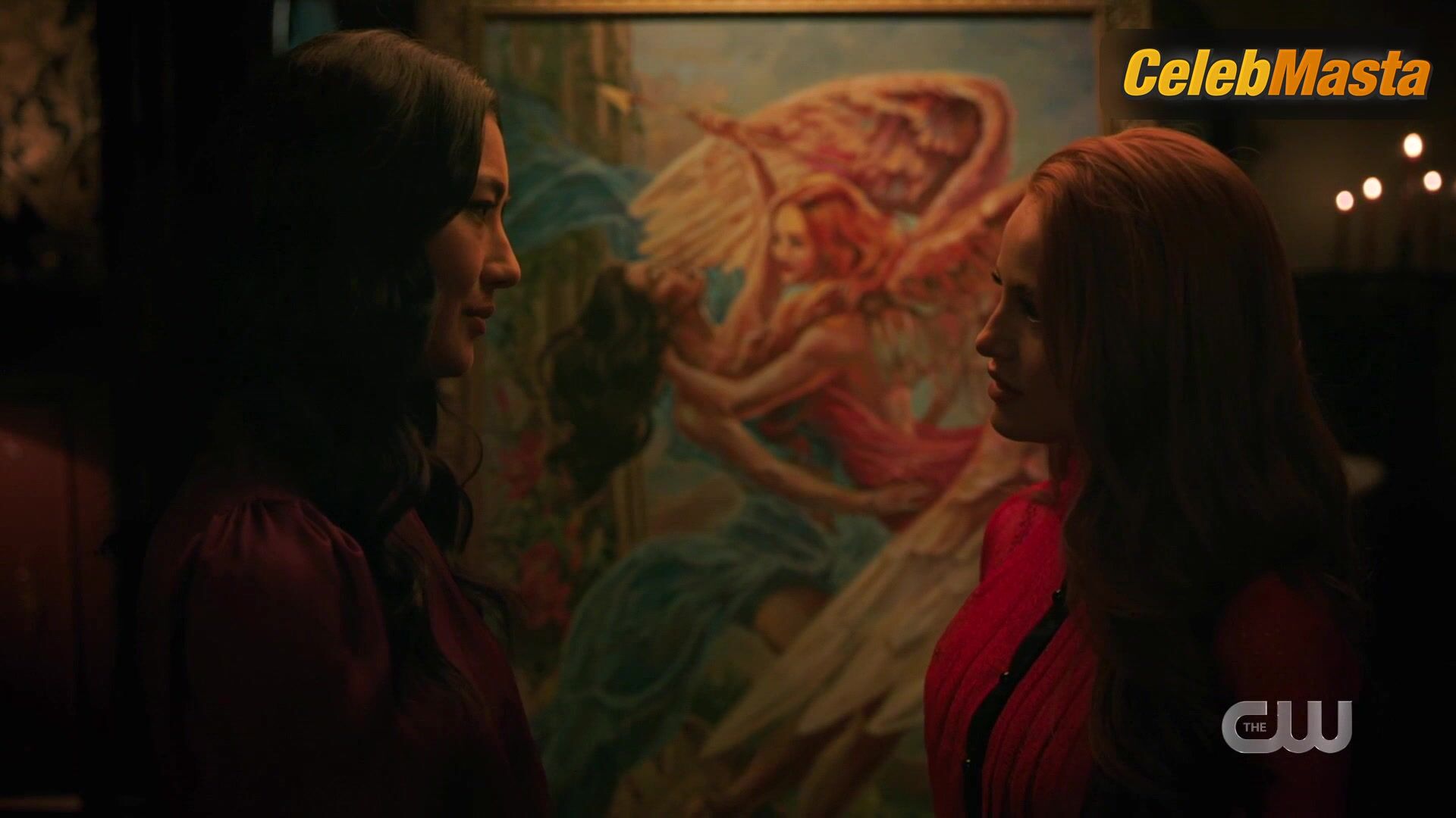 Adeline Rudolph Madelaine Petsch And Share A Lesbian Scene - Photo 1 of 5