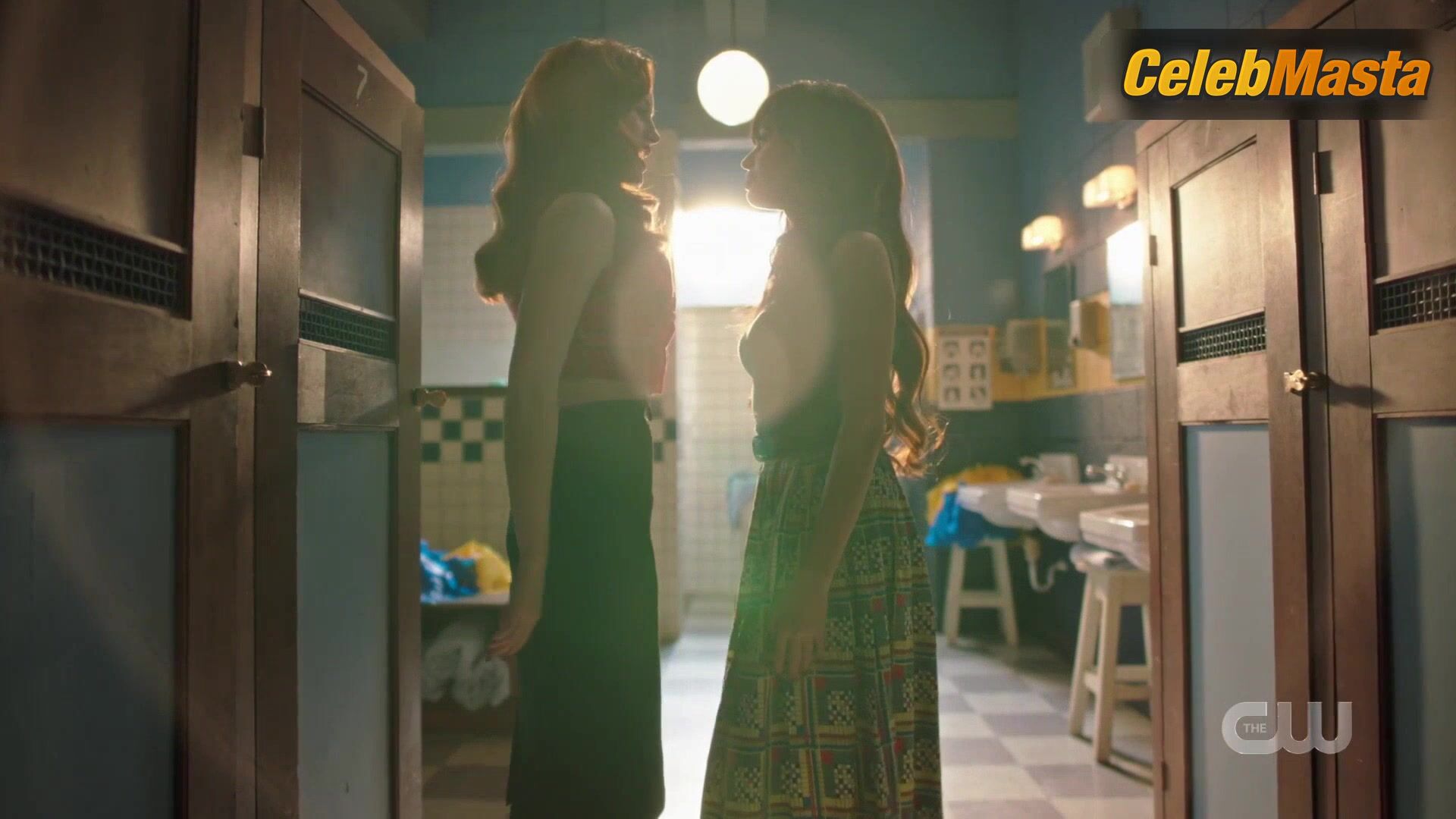 Madelaine Petsch And Vanessa Morgan Share A Lesbian Scene In - Photo 1 of 5