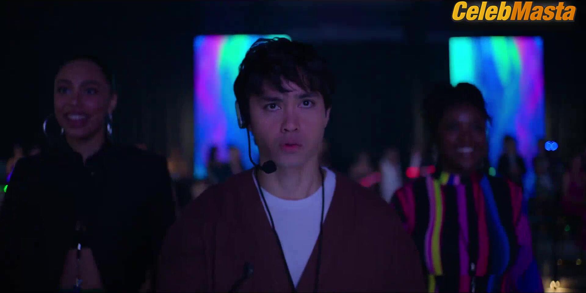 Genesis Rodriguez Bares Breasts In Neon Scene - Photo 1 of 5 photo 5