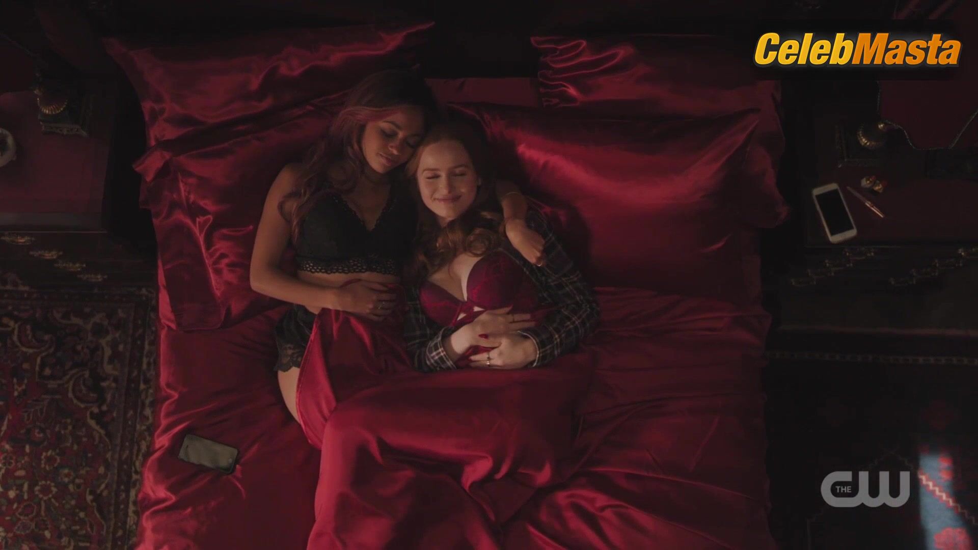 Madelaine Petsch Vanessa Morgan And Share A Lesbian Scene In - Photo 1 of 5