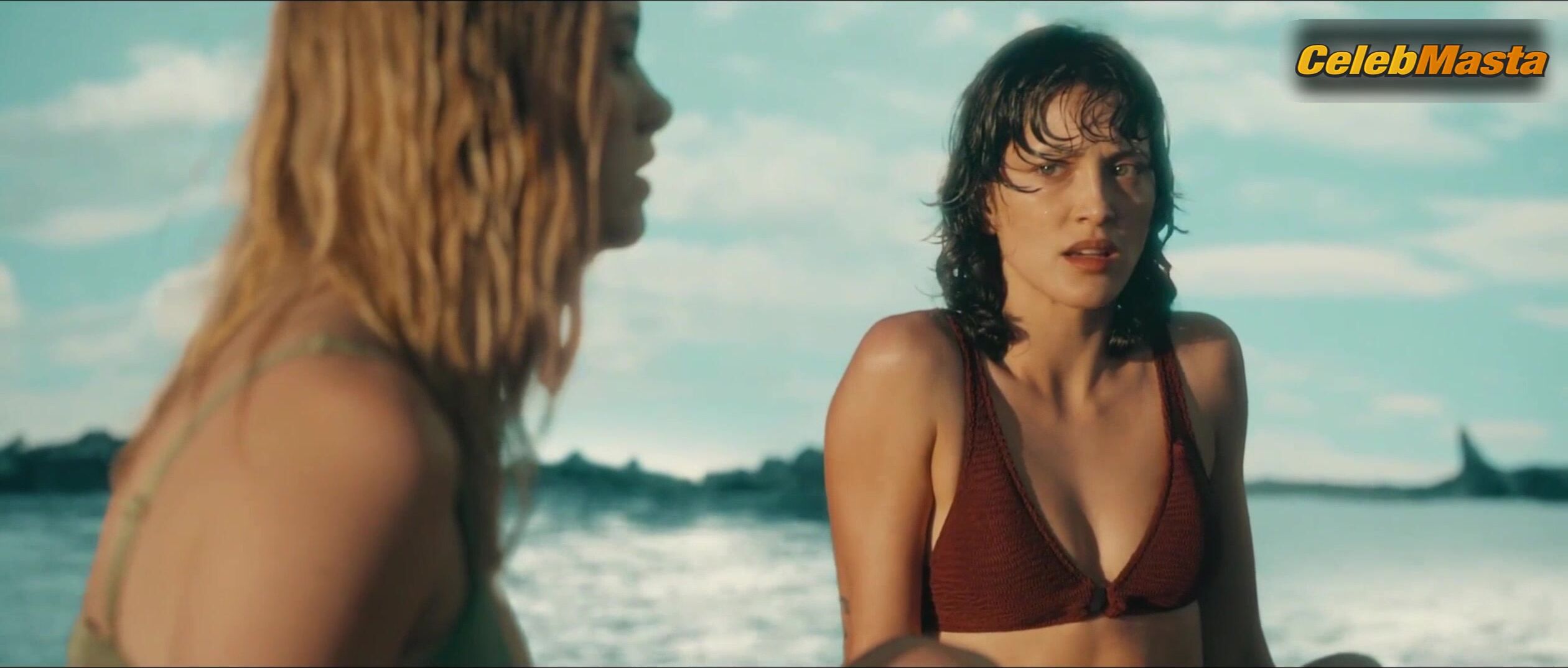 Melanie Jarnson And Virginia Gardner Swimsuit Scene In - Photo 1 of 5 photo 2