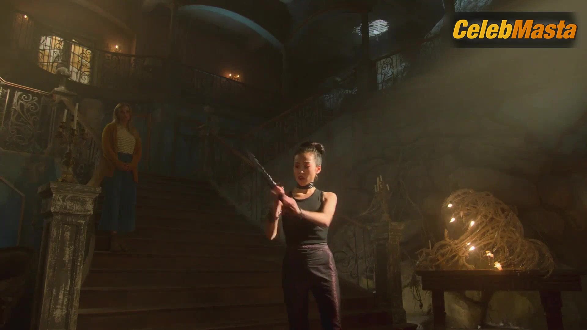 Lyrica Okano Virginia Gardner And ’s Lesbian Scene - Photo 2 of 5