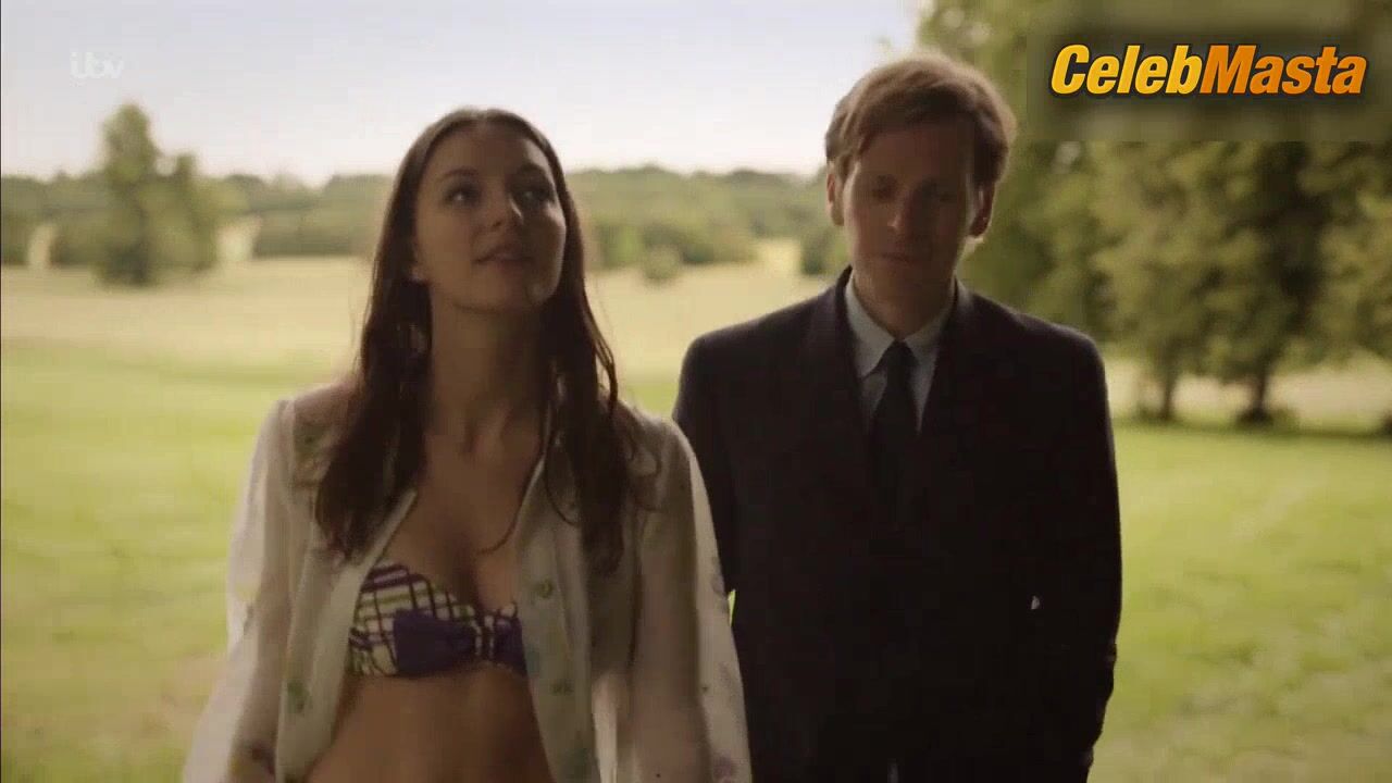 Ella Hunt Swimsuit Scene From Endeavour - Photo 2 of 5 photo 1
