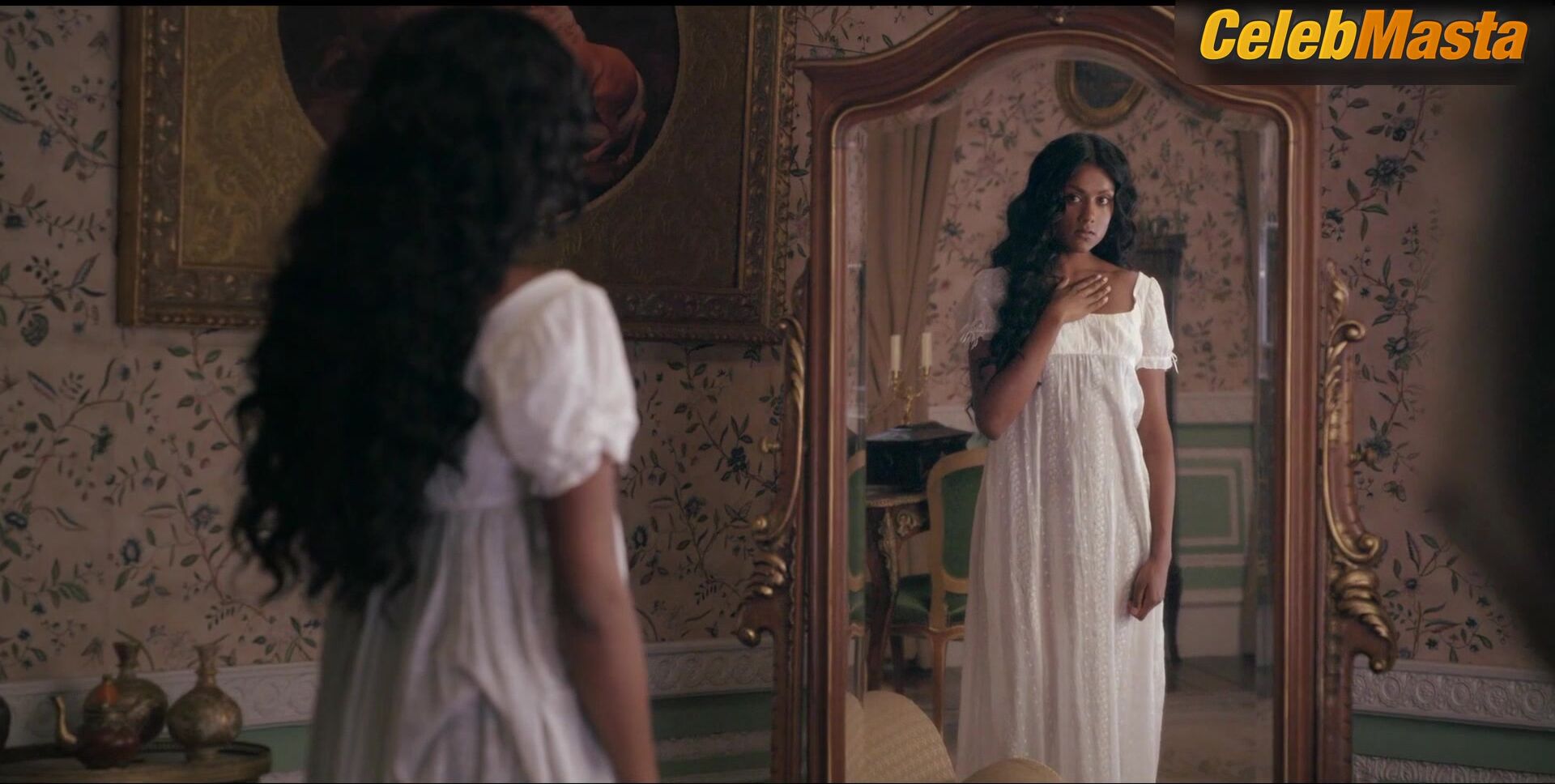 Simone Ashley Flaunts Booty, Boobs In Bridgerton Scene - Photo 4 of 5