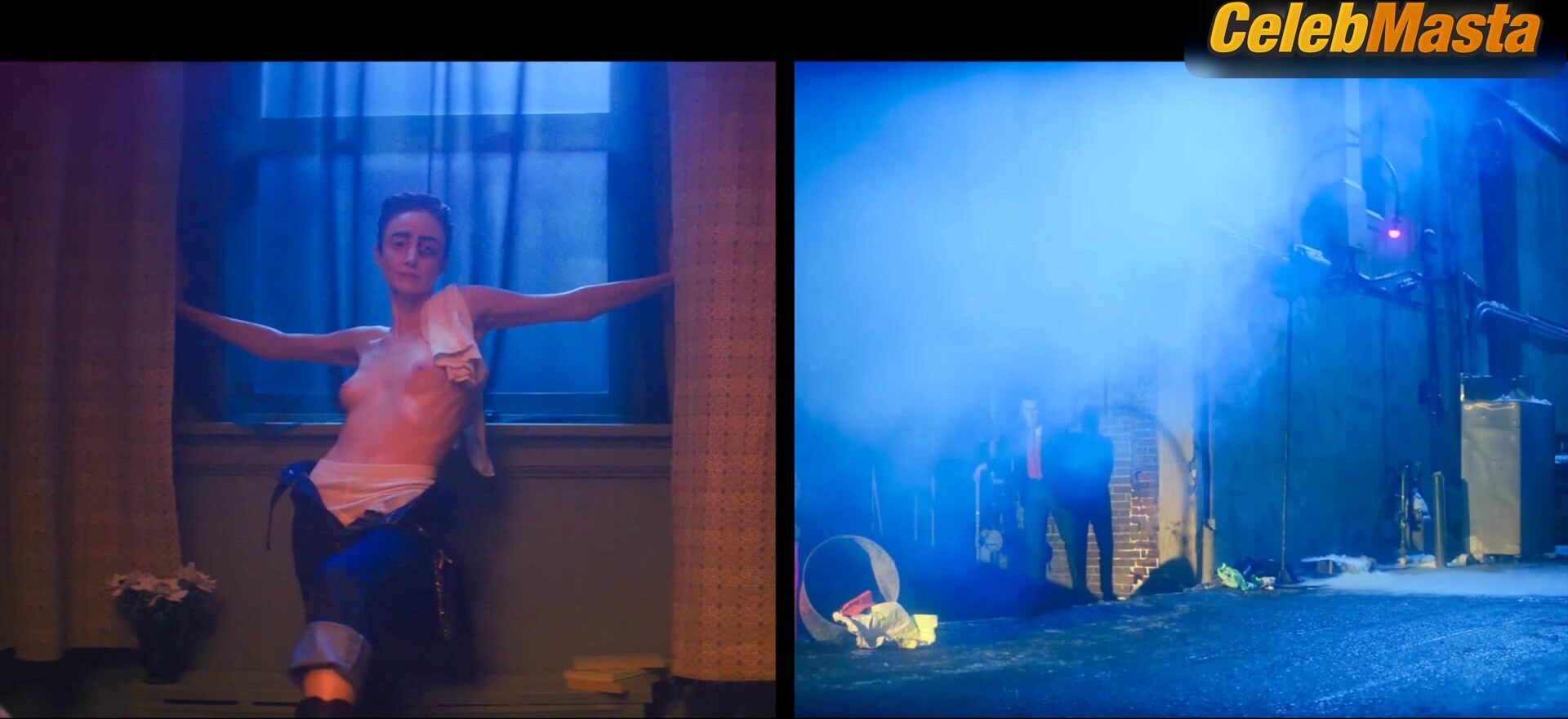 Andrea Riseborough ’s Tits Scene From Please Baby Please - Photo 1 of 5