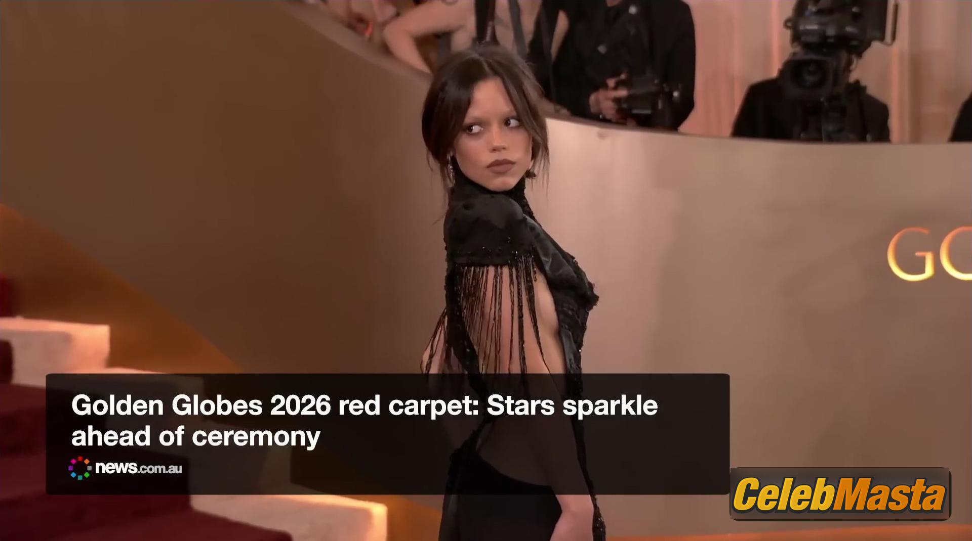 Jenna Ortega Topless Photo Set from The Golden Globe Awards photo 1