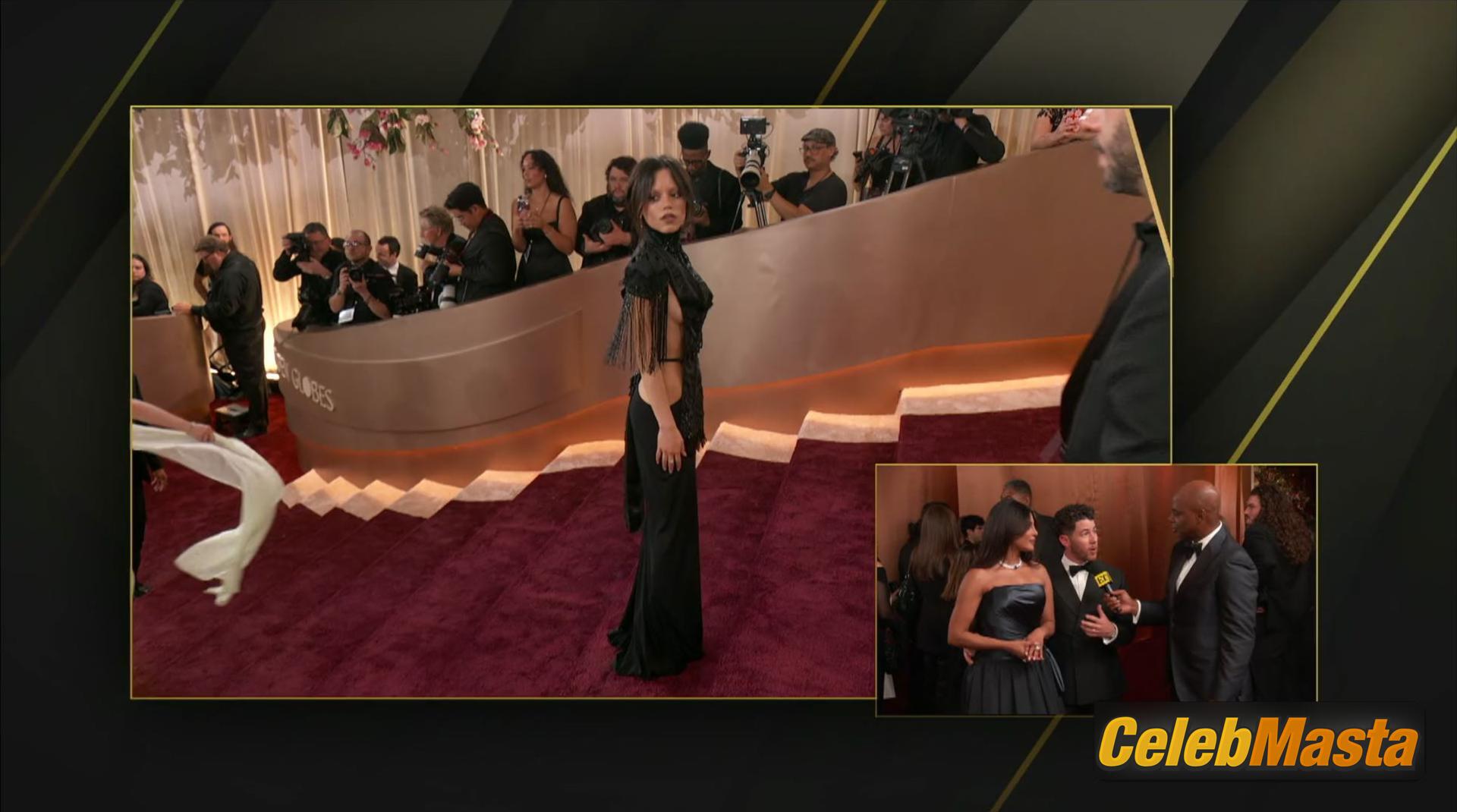 Jenna Ortega Topless Photo Set from The Golden Globe Awards photo 2